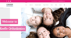 Desktop Screenshot of okeeffeorthodontics.com